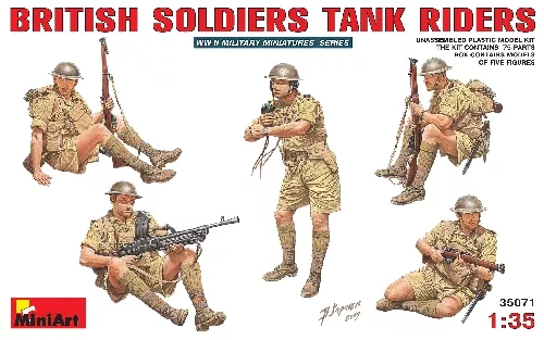 MiniArt - British Soldiers Tank Riders 